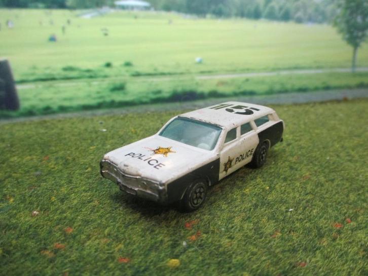 1972 Ford Ltd. Country Squire Station Wagon Police YATMING, Hobby en Vrije tijd, Modelauto's | Overige schalen, Gebruikt, Auto