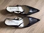 Via Vai schoenen 38, open hak, zwart kalfsleer zgan, Via Vai, Zwart, Zo goed als nieuw, Sandalen of Muiltjes