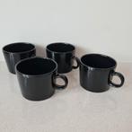 Iittala Teema Kilta kopjes koffiekop zwart 4 stuks nieuw, Nieuw, Ophalen of Verzenden, Overige stijlen, Kop(pen) en/of Schotel(s)