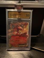 Charizard ex mega battle deck promo grade 10, Ophalen of Verzenden, Zo goed als nieuw, Meerdere kaarten, Foil