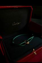 Cartier trinity armband orgineel ( bruin koord ), Ophalen of Verzenden, Zo goed als nieuw, Bruin, Leer