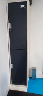 Metalen Locker - Lichtgrijs/Donkergrijs - 180x40x42cm, Ophalen, Zo goed als nieuw, Industrieel