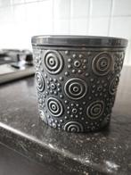 Grijze bloempot voor binnen en buiten, Ophalen, Rond, Nieuw, Tuin