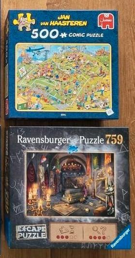 Jan van Haasteren en Escape puzzle / puzzel Ravensburger