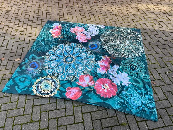 Te Koop : Wandkleed Mandala’s Pauwveren Bloemen Kleed, Huis en Inrichting, Woonaccessoires | Wanddecoraties, Gebruikt, Ophalen of Verzenden