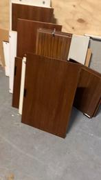 PASTOE Partij made to mesure onderdelen in grijs/wit en teak, Ophalen, Gebruikt