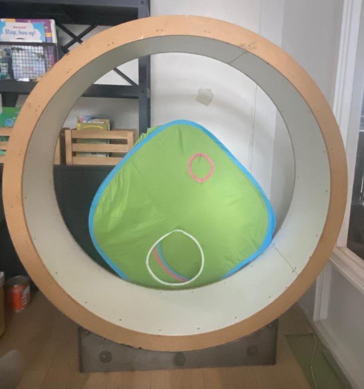 Loopwiel katten, Dieren en Toebehoren, Kattenspeelgoed, Zo goed als nieuw, Overig speelgoed, Ophalen