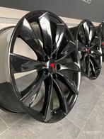 21'' originele Tesla Model S Turbine velgen 5x120 breedset, Auto-onderdelen, Banden en Velgen, Gebruikt, Velg(en), Personenwagen
