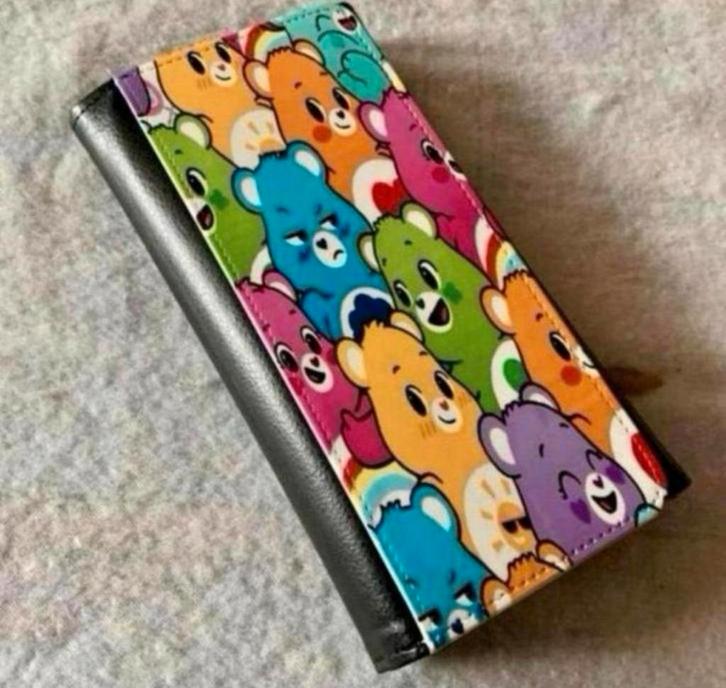 Manta Care Bears - Beren nieuw zwart Portemonnee 20 x 10 cm, Sieraden, Tassen en Uiterlijk, Portemonnees, Nieuw, Leer, Met knipsluiting