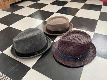 Brixton Fedora 2x & Is Porc pie (maat 58, medium) beschikbaar voor biedingen