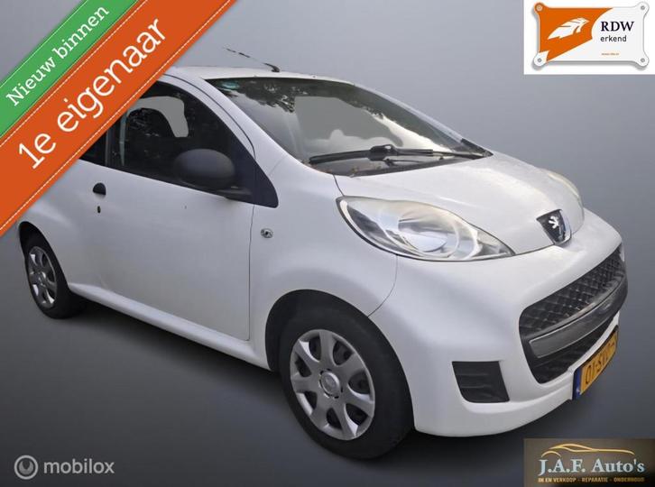 Peugeot 107 1.0-12V 129xxxKM Airco Nw APK!, Auto's, Peugeot, Bedrijf, Te koop, ABS, Airbags, Alarm, Startonderbreker, Benzine