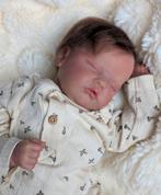 Reborn Baby Quinbee met Mohair Haar + Surprise Box, Ophalen of Verzenden, Zo goed als nieuw, Babypop