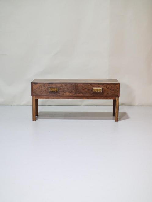 Ladekast Deens halkast tv-meubel vintage palissander 1960s, Huis en Inrichting, Kasten | Ladekasten, Zo goed als nieuw, Minder dan 100 cm