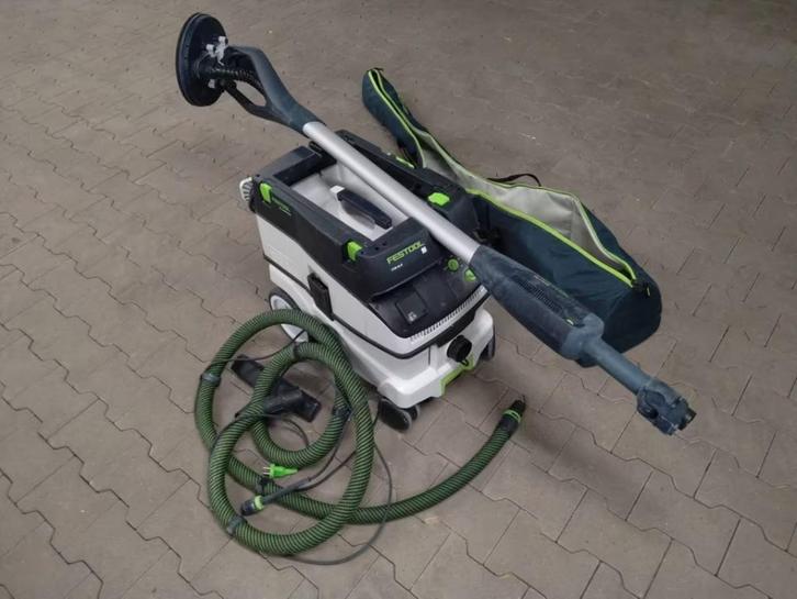 Te Huur Festool LHS schuurmachines + CTM 36 stofzuigers, Doe-het-zelf en Verbouw, Gereedschap | Schuurmachines, Gebruikt, Excentrische schuurmachine