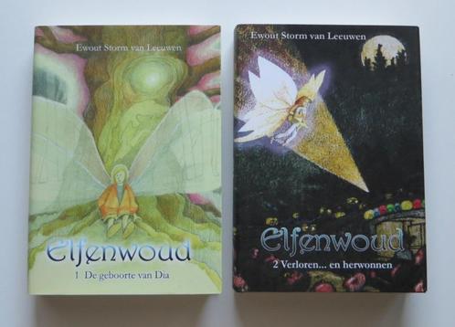 Fantasy boeken M4050: Deel 1 & 2 - Elfenwoud - gesigneerd, Boeken, Kinderboeken | Jeugd | 13 jaar en ouder, Zo goed als nieuw