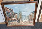 Spatel Schilderij Parijs Stadsgezicht, Antiek en Kunst, Ophalen