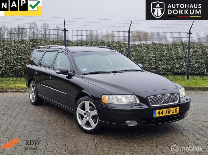 Volvo V70 2.4D D5 Edition Sport / 1e eig / dealeronderhouden, Auto's, Volvo, Bedrijf, Te koop, V70, ABS, Airbags, Airconditioning