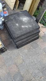 rubber tegels. 50*50*5 cm en 6 stuks, Tuin en Terras, Tegels en Klinkers, Ophalen, Gebruikt, Overige typen, Rubber