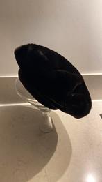 Dames bont baret. Donkerbruin, diameter 35 cm., Ophalen of Verzenden, Nieuw, One size fits all