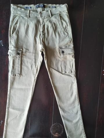 ZGAN REPLAY JAAN SLIM SKINNY HYPERFLEX STRETCH PANT 31/32 beschikbaar voor biedingen