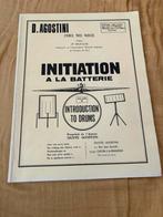 Dante Agostini - Introduction to drums vol. 0, Boeken, Ophalen of Verzenden, Zo goed als nieuw, Instrument, Zie beschrijving