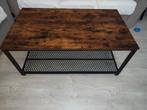 Mooie salontafel vintage industrieel, Huis en Inrichting, Tafels | Salontafels, Ophalen, 100 tot 150 cm, 50 tot 100 cm, Zo goed als nieuw