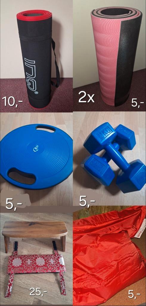 Sport Materiaal 🏋🙏 Yoga Fitness Pilates Meditatie Dumbbell, Sport en Fitness, Yoga en Pilates, Zo goed als nieuw, Ophalen