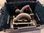 Bosch Blauw Professional GKS 18 V-LI Accu Cirkelzaag 18V, Cirkelzaag, Ophalen of Verzenden, Zo goed als nieuw, 30 tot 70 mm