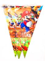 Super Mario Versiering Vlaggenlijn Slinger, nieuw!, Ophalen of Verzenden, Nieuw, Versiering