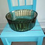 Arcoroc France Smoked glass / rookglas 1 schaal en 6 kommen, Huis en Inrichting, Ophalen, Gebruikt, Glas, Kom(men)