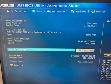 Asus A88XM-E Moederbordset met AMD A8 5600K en 4GB RAM beschikbaar voor biedingen