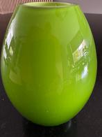 Groene vaas van glas, Antiek en Kunst, Verzenden