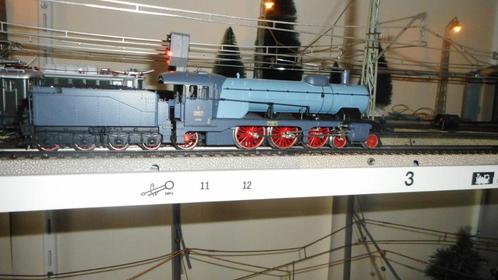 MARKLIN 331 Duitse metalen stoomloc/tender serie C, K.W.St.E, Hobby en Vrije tijd, Modeltreinen | H0, Zo goed als nieuw, Locomotief