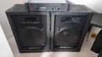 Imq stageline disco speakers,, Audio, Tv en Foto, Luidsprekers, Zo goed als nieuw, 120 watt of meer, Front, Rear of Stereo speakers
