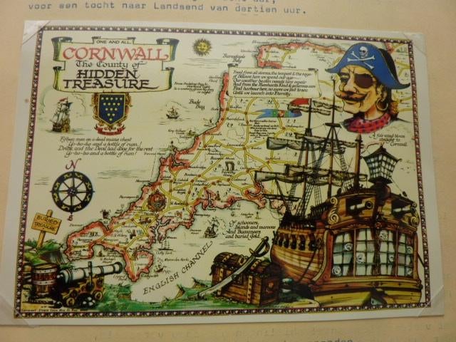 Ansichtkaart Engeland - Cornwall, Ophalen of Verzenden, Zo goed als nieuw