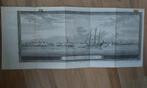 26 Stad Vlissingen in Zeeland Gravure Isaac Tirion uit 1743, Antiek en Kunst, Kunst | Etsen en Gravures, Ophalen of Verzenden