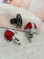 Oldtimer Fiat lamp lampjes rood chroom 500-600-850 ect, Ophalen of Verzenden, A, A, A
