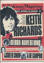 Volkskrant Magazine - Keith Richards - Rolling Stones, Verzamelen, Ophalen of Verzenden, Zo goed als nieuw, Boek, Tijdschrift of Artikel