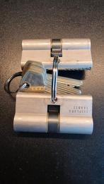 Twee gelijksluitende cilinders, Doe-het-zelf en Verbouw, Hang- en Sluitwerk, Ophalen of Verzenden, Zo goed als nieuw, Slot