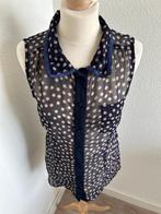 King Louie maat L blauwe stippen top zomer 435, Kleding | Dames, Blauw, Maat 42/44 (L), Ophalen of Verzenden, Zo goed als nieuw