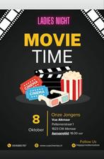 Ladies Night Vue Alkmaar – Pre-Lancering Film Onze Jongens, Drie personen of meer
