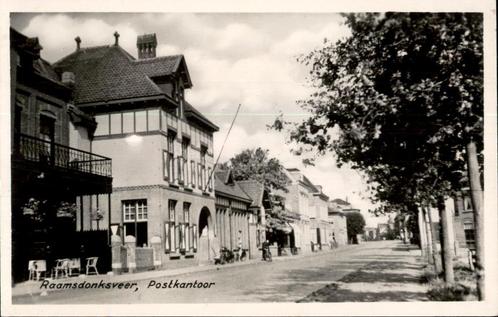 Raamsdonksveer Postkantoor, Verzamelen, Ansichtkaarten | Nederland, Ongelopen, Noord-Brabant, 1940 tot 1960, Ophalen of Verzenden