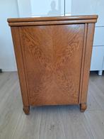 Trapnaaimachine in eiken kast, Ophalen