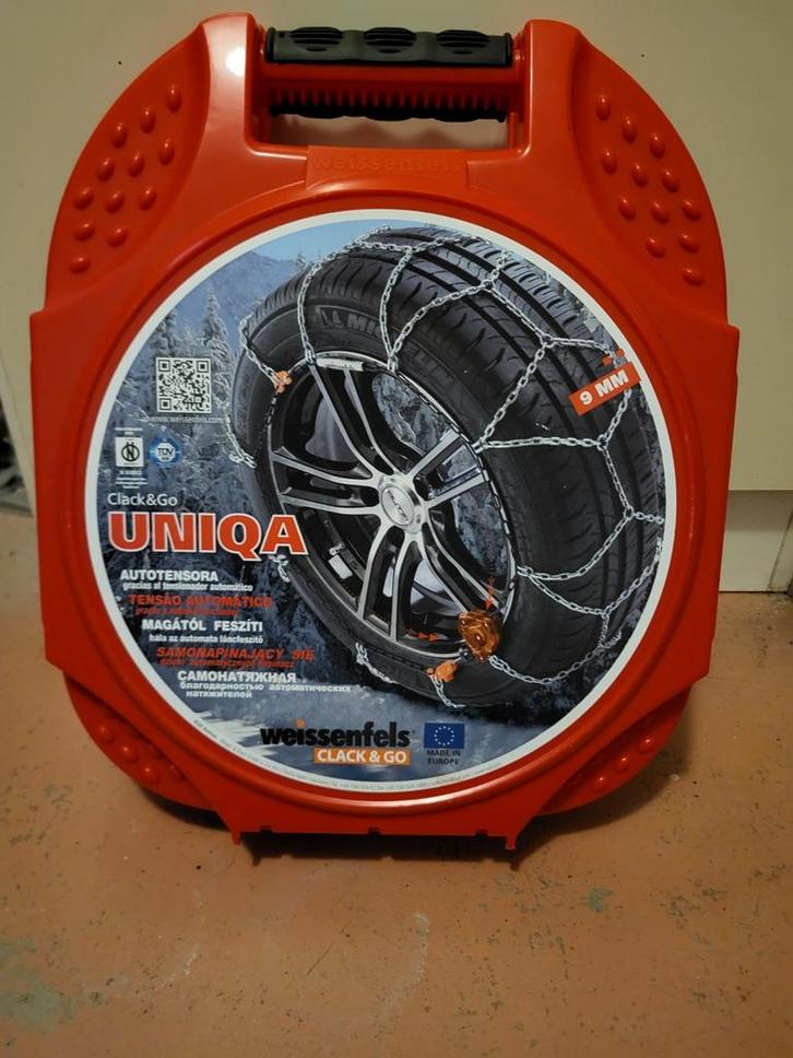 Weissenfels Uniqa 9mm, M32 Sneeuwkettingen - Nieuwstaat, Auto diversen, Sneeuwkettingen, Nieuw, Ophalen of Verzenden