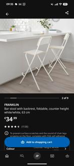 IKEA foldable stools FRANKLIN, Huis en Inrichting, Krukjes, Ophalen, Hout