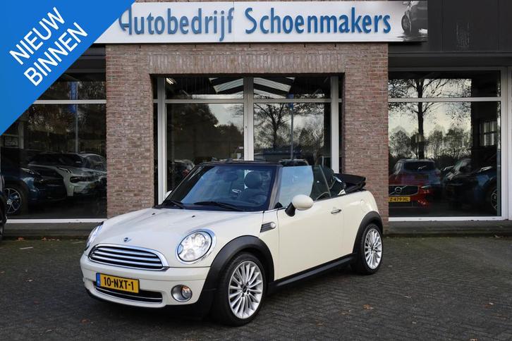 Mini Mini Cabrio 1.6 Cooper AUTOMAAT! LEER CRUISE STOELVERW., Auto's, Mini, Bedrijf, Te koop, Cabrio, ABS, Airbags, Airconditioning