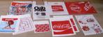 9 Verschillende plastic Coca-Cola tassen en 2 dubbele Totaal, Verzamelen, Verzenden, Zo goed als nieuw