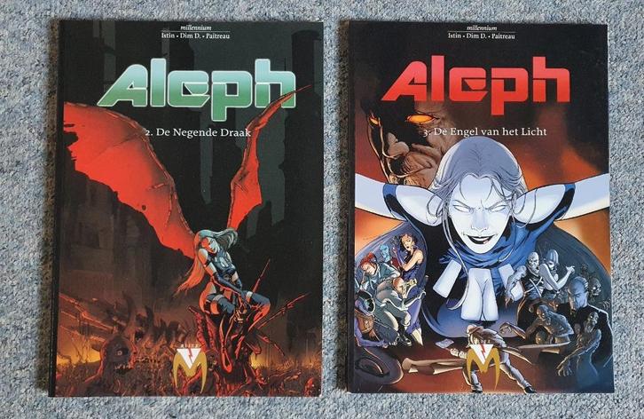 2 Stripboeken Aleph deel 2 en 3 uit de Millennium serie, Boeken, Stripboeken, Gelezen, Meerdere stripboeken, Ophalen