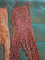 Leuke jumpsuit panterprint maat 128, Ophalen of Verzenden, Meisje, Broek