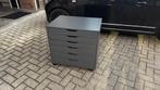 IKEA Alex Ladekast met Wielen, Ophalen, 5 laden of meer, 50 tot 100 cm, Zo goed als nieuw